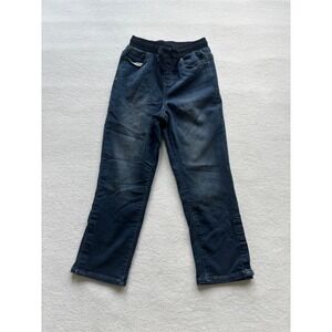 Sonoma Adaptive Jeans Kids Small Blue Elastic Waist Hook and Loop Leg Openings